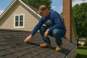 Gahanna roofing looking at a roof that needs a roof repair