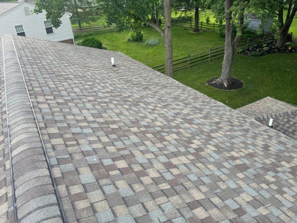 New roof on residential home
